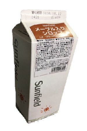 三田飲料　メープルシロップ　紙パック　1000ml