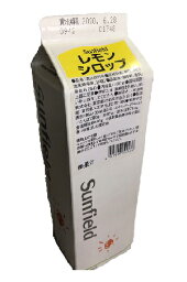 三田飲料　レモンシロップ　紙パック　1000ml