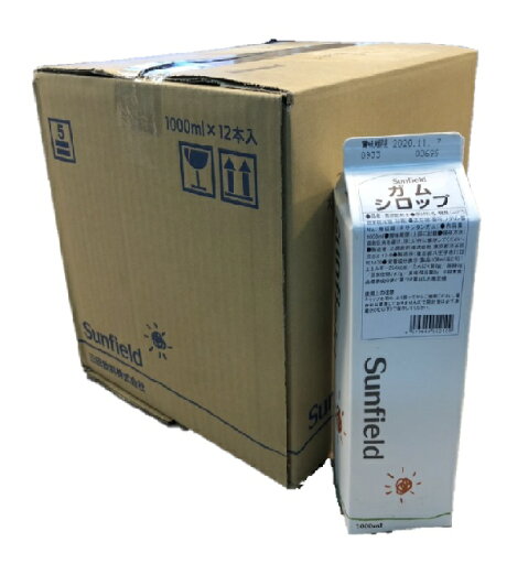 三田飲料 ガムシロップ 1000ml×12本 ケース販売 三田飲料 ガムシロップ 1000ml×12本 ケース販売