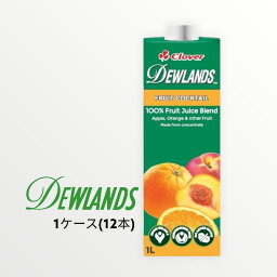 デュウランド フルーツカクテルジュース 1000ml *12本 ケース販売 トロピカルジュース