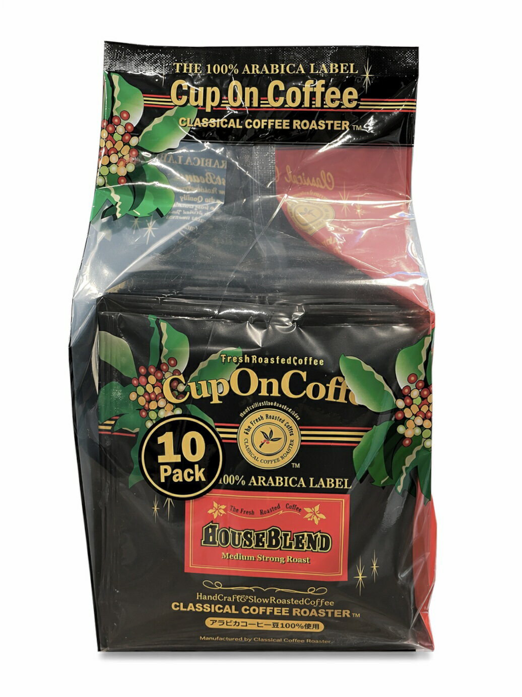 乐天商城 - ドリップ パック ハウスブレンド カップオンコーヒー 10杯分セット ドリップオンコーヒー