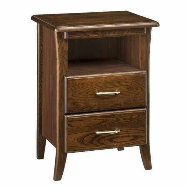 Rakuten - 〜ELM〜エルム8802ナイトテーブル頼もしくシックなシリーズ　ニレ材　ウレタン塗装　完成品