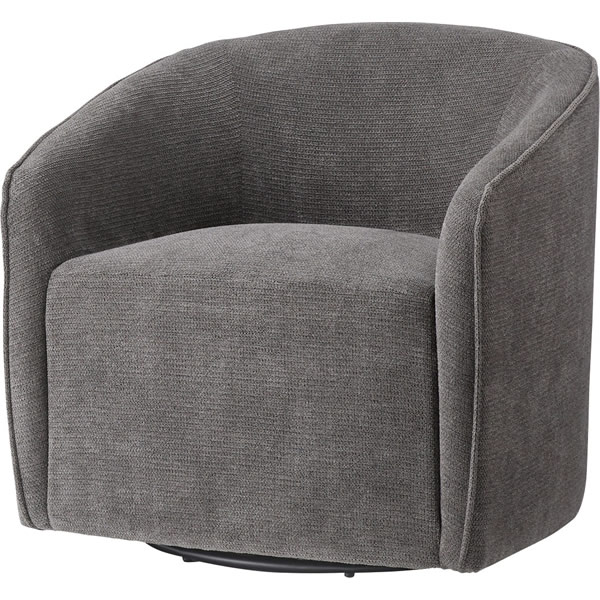 ソファ ソファー ラウンジソファ 1人掛け 一人掛け 回転 回転式 回転チェア 回転ソファ 回る 肘付き 肘あり アームソファ アームレスト 1人 一人 クッション 座面高43 布地 布張り シンプル モダン ダークグレー ライトグレー(3)