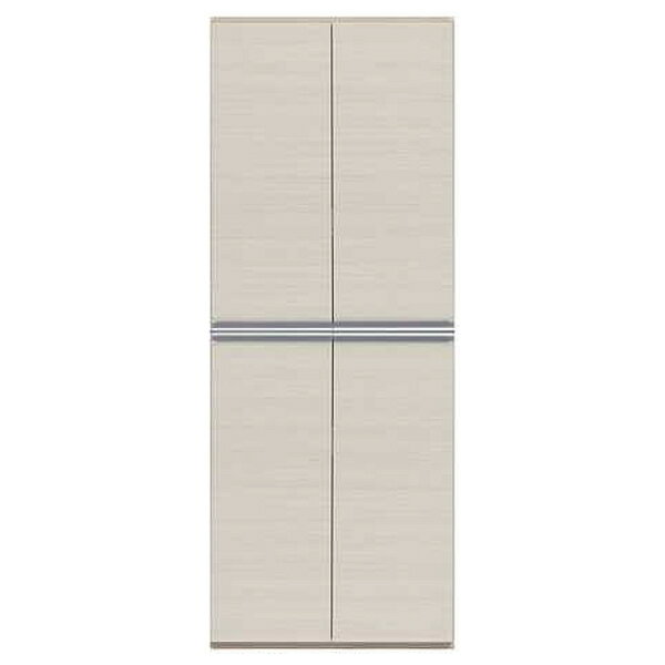 Rakuten - 【ENTRANCE FURNITURE エントランスファニチャー　幅約74cm　2本重ね使用】　キッチン収納　リビング収納　玄関収納　日本製　完成品　最上位等級規格製品：F★★★★　ECS-74L/ホワイトウッド