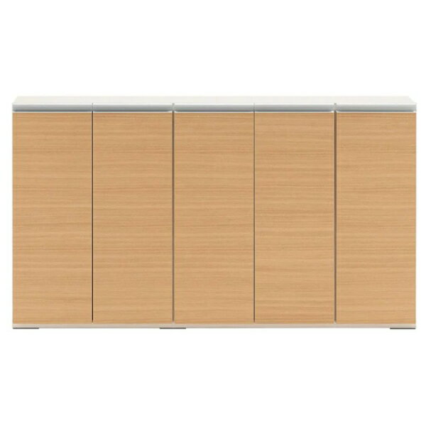 ★お値引き有★【LIVING & COUNTER　薄型リビング（カウンター下）収納)　幅約150cm】3色から選択！　キッチン収納　リビング　日本製　完成品　最上位等級規格製品：F★★★★　LBS-150/ホワイトウッド　LBD-150/リアルウォールナット　LBA-150/エリーゼアッシュ