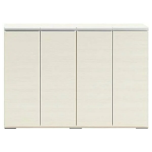 【LIVING & COUNTER　薄型リビング（カウンター下）収納)　幅約120cm】3色から選択！　キッチン収納　リビング　寝室　日本製　完成品　最上位等級規格製品：F★★★★　LBS-120/ホワイトウッド　LBD-120/リアルウォールナット　LBA-120/エリーゼアッシュ