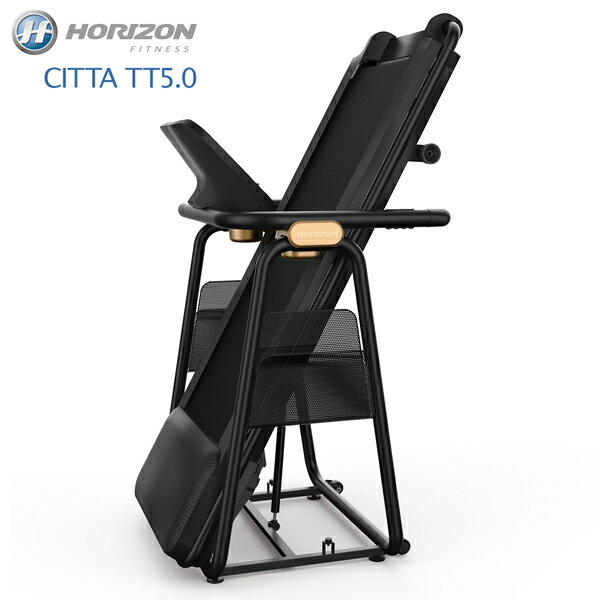 トレッドミル/電動ウォーカー♪オリジナル床保護マット＆サングラスプレゼント中！【HORIZON/ジョンソン】ルームランナーCITTA TT5.0チッタ ティーティー5.0■デスクトレイが着脱可能。