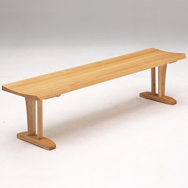 ABC-1650　ベンチ　長椅子　天然タモ無垢材　重厚感　F★★★★　ウレタン塗装　ホルムアルデヒド放散量基..