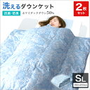 【お得な2枚セット】羽毛布団 夏用 シングル ホワイトダウン 150×210 肌掛け布団 ダウンケット 洗える 羽毛肌掛け布団 肌掛け 掛布団 掛け布団 羽毛肌...