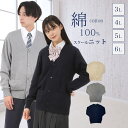 【在庫限り売切!】スクールカーディガン 3L 4L 5L 6L 綿100% 男女兼用 綿 学生 学校 女子校生 男子 通学 中学生 高校生 オフィス スクールニット メンズ レディース ユニセックス 紺 ネイビー キャメル グレー オーバーサイズ 大きいサイズ対応 学生服メーカー監修