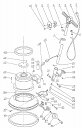 アマノ武蔵電機 12インチポリッシャー部品 スイッチ取り付けネジ付1個(展開図7番)CMP-120/CCP-120H 補修パーツ ムサシ リンレイ 共通