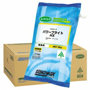 コニシ　パワーブライトHX エコパック（2kg×9個）【業務用　樹脂ワックス　ボンドワックス】