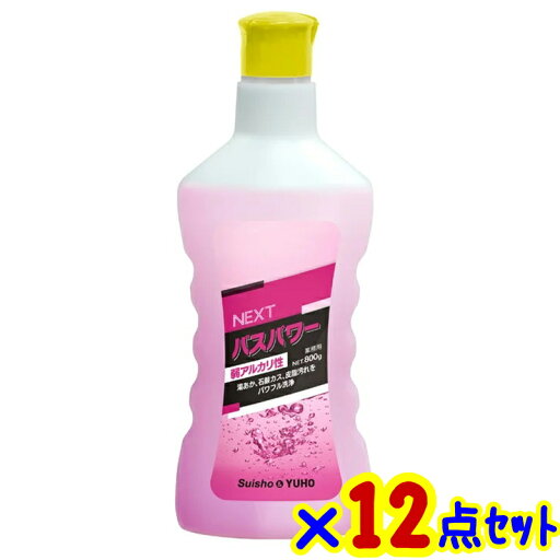 ミッケル化学 NEXT バスパワー 弱アルカリ性(800g×12本)【業務用 お風呂 浴室洗剤 ネクスト バスクリーナー 0.8キロ ユーホーニイタカ】 ミッケル化学 NEXT バスパワー 弱アルカリ性(800g×12本)【業務用 お風呂 浴室洗剤 ネクスト バスクリーナー 0.8キロ ユーホーニイタカ】