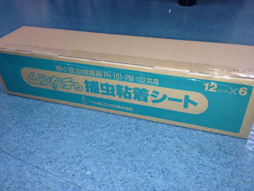 ペンギン　ムシペチャ 取替用補虫粘着シート（12シート×6パック）【72枚入 適合機種 PH-101 PM-102 ムシペチャ2にも対応 消耗品 交換用 虫ぺちゃ 】