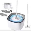 20台しかないチャンス!!CLEANHOME 5%クーポン!送料無料 !電動モップ 自動洗浄機能 電動回転モップ バケツ付き 乾湿両用モップ 102-132cm...