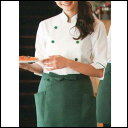 Servo サーヴォ 男女兼用 七分袖 ショップコート 白衣 シェフコート コックコート カフェ レストラン 飲食店 ユニフォーム 制服 ユニセックス 男性用 ...