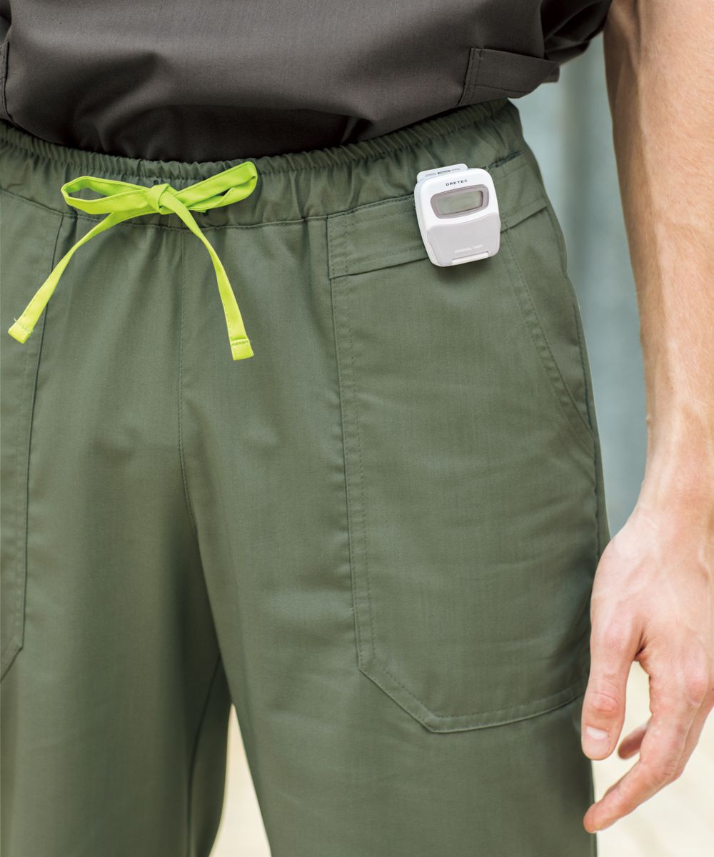 FOLK フォーク ユニセックス ストレートパンツ Dickies ディッキーズ スクラブ ユ...