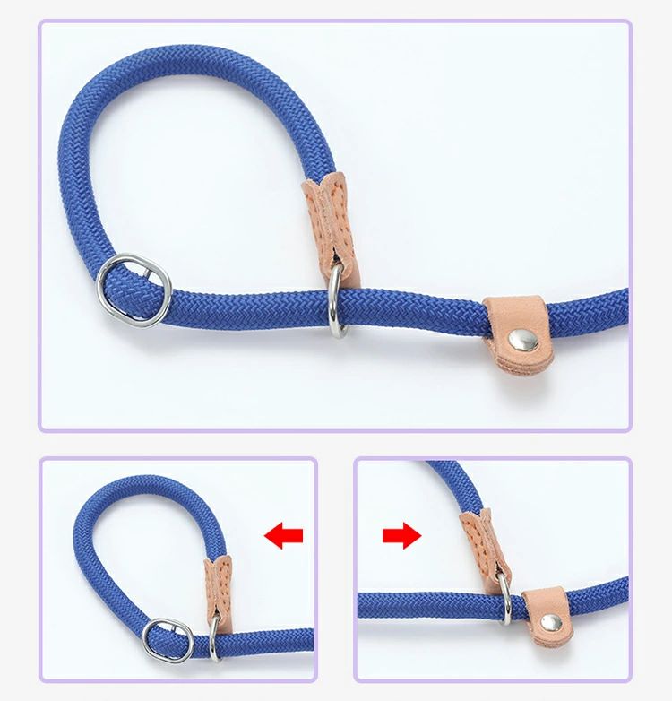クリーニングエイトのペッ 柔らかい 抜けない 可愛い 小型犬 中型犬 大型犬 夏 単品 首輪 ロープ トレーニング ハーネス 一体型 リード｜アングル2
