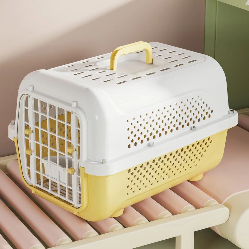 犬 猫 キャリーケース ペットキャリー トイレトレー付き バッグ キャリーケス エア...