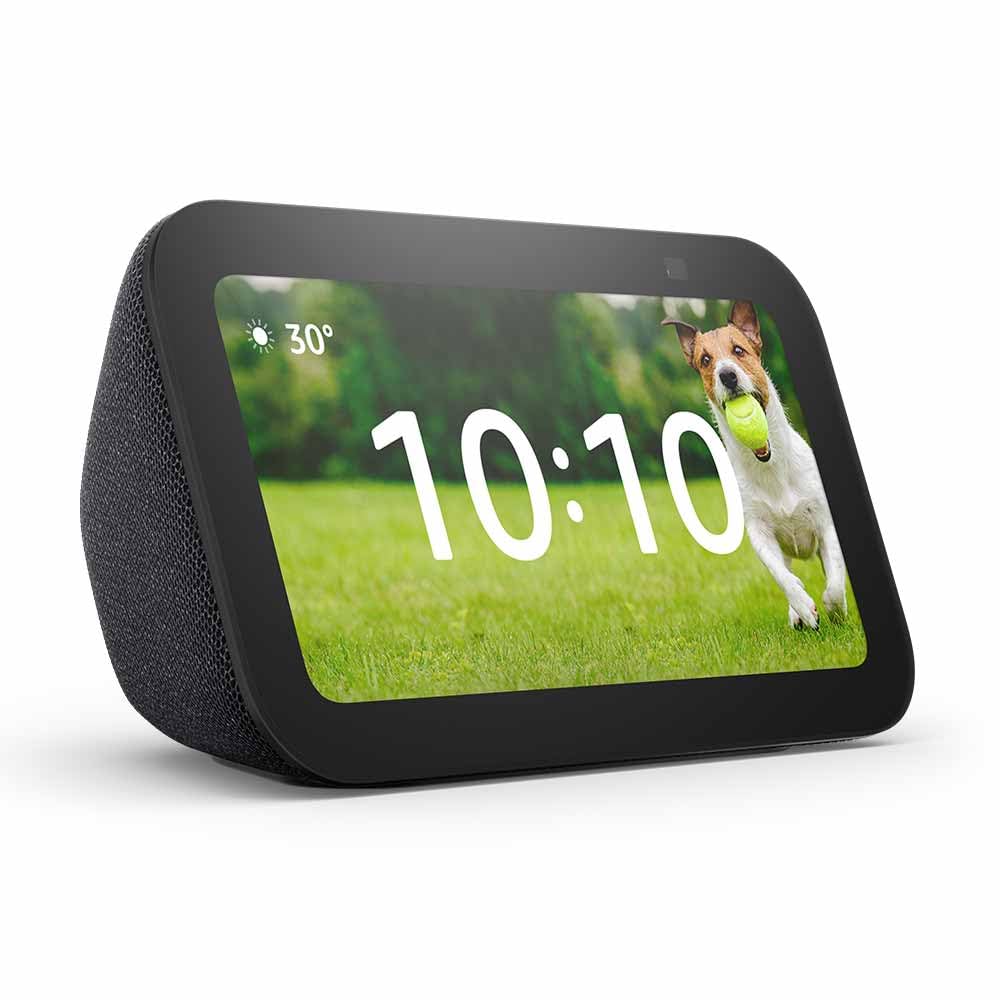 クリーニングエイトのEcho Show 5 第3世代 アレクサ スマートディスプレイ 5.5インチ スマートスピーカー Alexa ビデオ通話 見守り カメラ付き 時計 フォトフレーム Video Prime 音楽再生｜アングル3