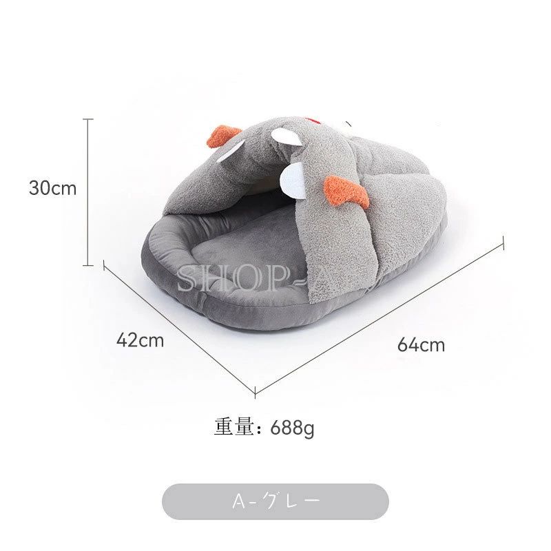 ペットベッド ふわふわ ペットハウス PET HOUSE 犬 猫 ネコ ドーム型 中型犬 大型...