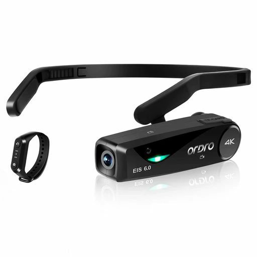 OrdroEP6PLUS4KVlogカメラウェアラブル式ビデオカメラ1080P60FPSFPV設計WI-FIアプ...