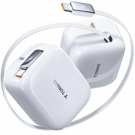 【ケーブルの煩わしさから解放】約70cmの巻き取り充電ケーブルを一体化した充電器、引っ掛かりなくスムーズに伸縮し、無階段調節で長さを自在に調整可能。20000回以上の伸縮試験をクリアした高耐久モデル。10年間使用できる長寿命、業界最強の巻き取り式充電器。 【業界最小級サイズの2ポート充電器】本体はAirPodsProほどのコンパクト設計で持ち運びにも適しています。わずか123gで、折り畳み式プラグ+マグネット式ケーブルを格納し、丸みを帯びた設計で、カバンに滑り込ませるだけで、デバイスの画面を傷つけません。 【単ポート40W高出力】単ポート40W出力に対応し、従来の充電器より最大4倍の速さで、わずか20分でiPhone17proを最大50%まで充電できるため、充電を忘れたときも心配無用。 【高い安全性】最新のGaNIII(窒化ガリウム)技術により、低発熱&amp;高効率を実現し、あなたの日常に新たな安心感をもたらします。日本の電気用品安全法「PSE」の技術基準に満足し、過電圧・過電流・過熱・および回路のショートを防ぎ、パワフルかつ安全な充電が可能。【ケーブルの煩わしさから解放】約70cmの巻き取り充電ケーブルを一体化した充電器、引っ掛かりなくスムーズに伸縮し、無階段調節で長さを自在に調整可能。20000回以上の伸縮試験をクリアした高耐久モデル。10年間使用できる長寿命、業界最強の巻き取り式充電器。 【業界最小級サイズの2ポート充電器】本体はAirPodsProほどのコンパクト設計で持ち運びにも適しています。わずか123gで、折り畳み式プラグ+マグネット式ケーブルを格納し、丸みを帯びた設計で、カバンに滑り込ませるだけで、デバイスの画面を傷つけません。 【単ポート40W高出力】単ポート40W出力に対応し、従来の充電器より最大4倍の速さで、わずか20分でiPhone17proを最大50%まで充電できるため、充電を忘れたときも心配無用。 【高い安全性】最新のGaNIII(窒化ガリウム)技術により、低発熱&amp;高効率を実現し、あなたの日常に新たな安心感をもたらします。日本の電気用品安全法「PSE」の技術基準に満足し、過電圧・過電流・過熱・および回路のショートを防ぎ、パワフルかつ安全な充電が可能。