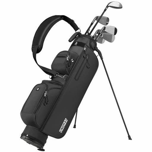 【3分割9本収納保冷機能付き】Findwayゴルフスタンドバッグセルフスタンドクラブケ...