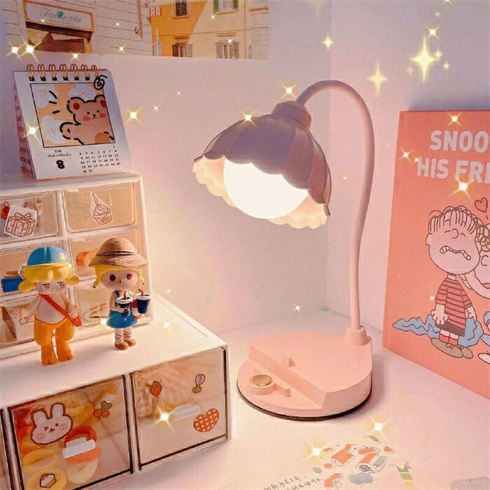学習机 ピンク コードレス スタンドライト 調光 子供 充電式 卓上ライト テーブル...