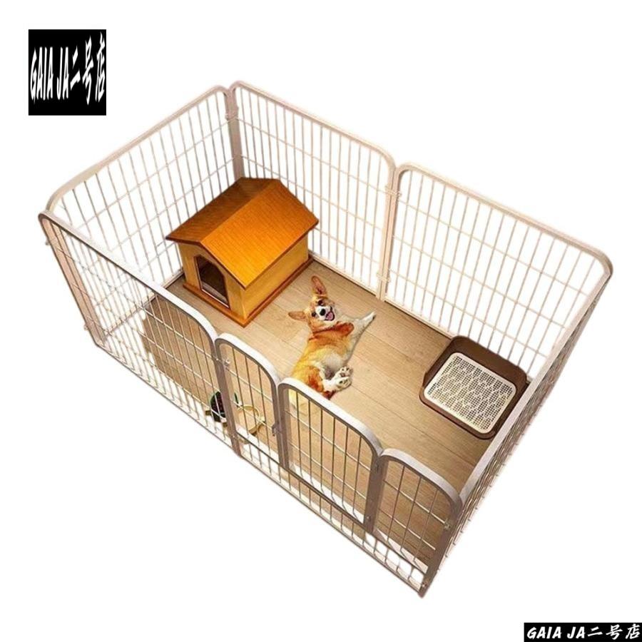 犬用 ケージ ペットサークル 犬ケージ ペット犬 ペットフェンス サークルケージ ドア付き DIY 取り付けが簡単 室内と屋外に適用 でき 置
