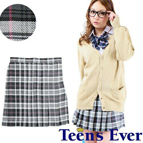 【公式】【高校 中学 制服 通学】プリーツスカート チェック【M/Lサイズ】☆制服 入学 学生服 女子高生 高校生 学校 通学 コスプレ 衣装 忘年会☆なんちゃって 私立 春夏 S価格 TE-11SS sesale