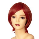 【公式】コスプレ ウィッグ Belle Wig ショート スカーレットレッド ■ コスチューム コスプレ 衣装 仮装 コーデ 忘年会 ハロウィン ハロウィーン ...