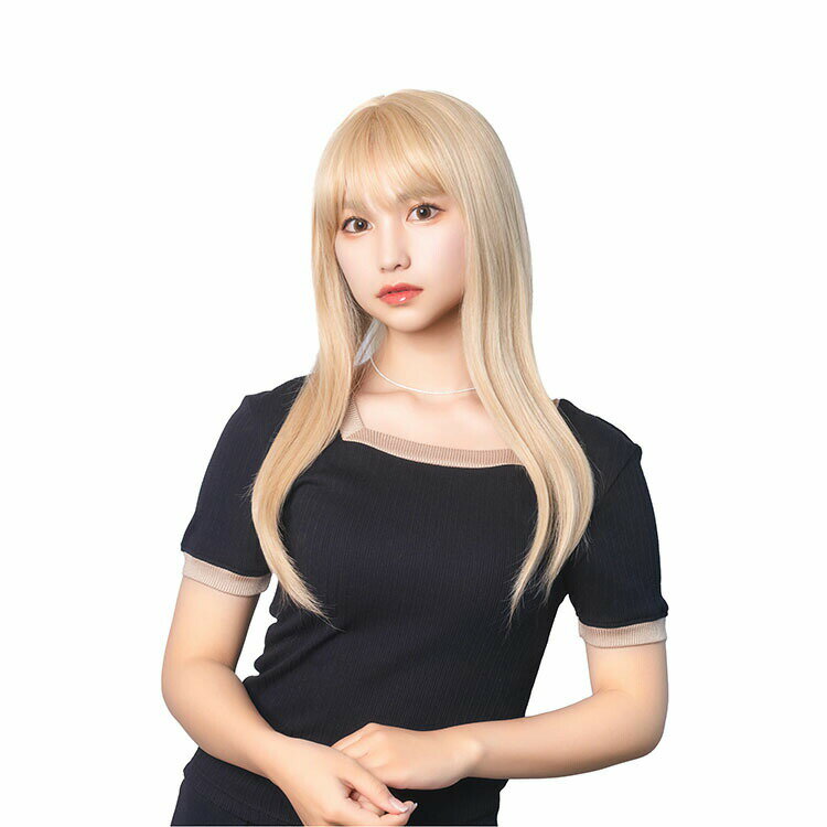 【公式】コスプレ ウィッグ WIGGY RICHストレートロング ミルクゴールド ■ コスチューム コスプレ 衣装 仮装 コーデ 忘年会 ハロウィン ハロウィーン パーティー 結婚式 二次会 出し物 歓迎会 送迎会