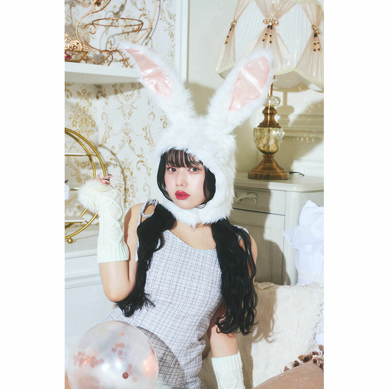 【公式】もふもふうさたん ホワイト 白【かぶりもの】ハロウィン コスプレ 被り物 ...