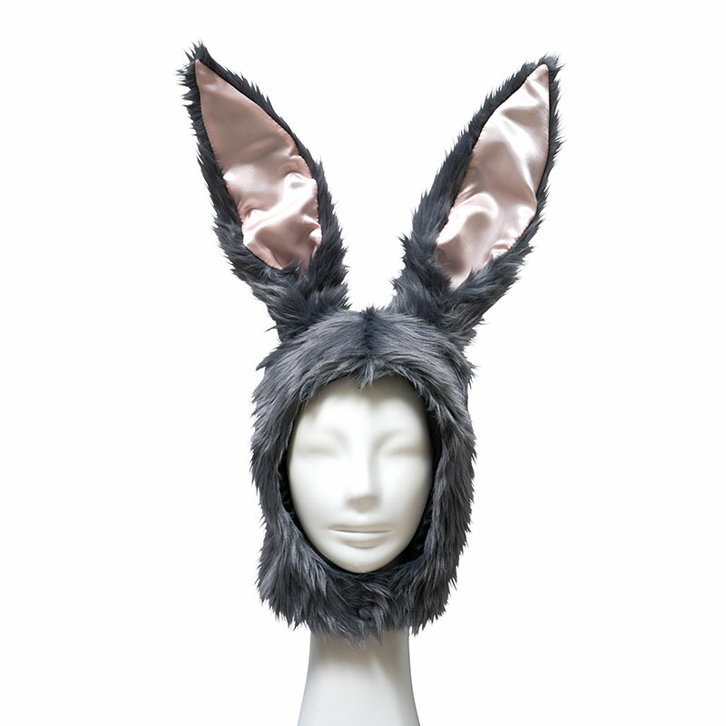 【公式】もふもふうさたん グレー 灰色【かぶりもの】ハロウィン コスプレ 被り物 かわいい 可愛い キュート おしゃれ ウサギ うさぎ バニー うさちゃん 帽子 ハロウィーン 余興 二次会 お祝い 仮装 コスチューム 衣装 変装 宴会 文化祭 出店 動物 どうぶつ アニマル 2