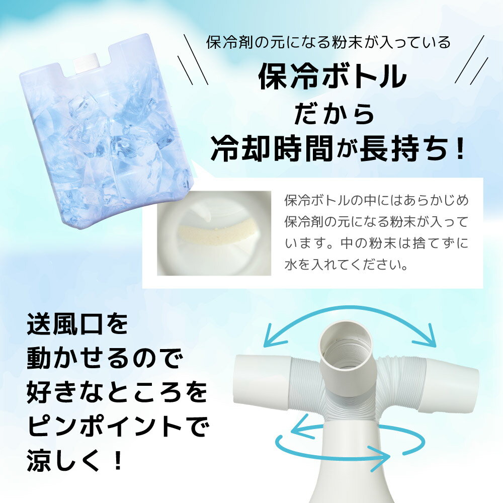 冷風機 「USBスポットアイスファン」サンコー 送風機 冷たい風が出る スポットクー...