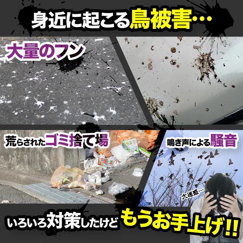 さよなら鳥被害 カラス ムクドリなどの鳥害対策スプレー 鳥類忌避剤 鳩 烏 椋鳥 ハト カラス ムクドリ