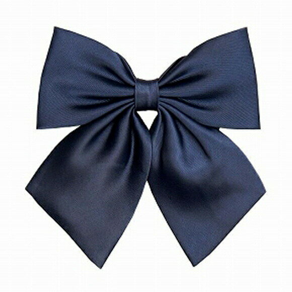 【公式】【制服 リボン】TE-10SS 無地リボン 紺 ☆ 制服 コスチューム 学生服 女子高生 高校生 学校 通学 コスプレ 衣装 忘年会 ☆