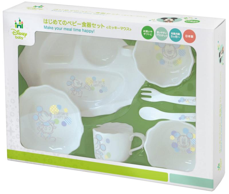 錦化成 ベビー食器 はじめての食器セット ミッキーマウス(GF-7)