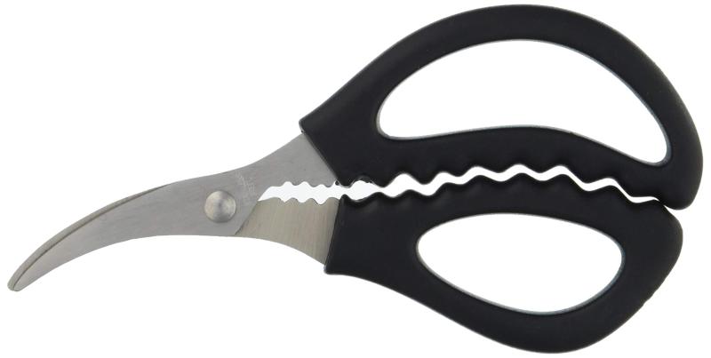 エコー金属 コンパクトかに用はさみ ブラック/レッド カラーアソート 0347-639