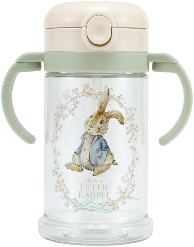 スケーター(Skater) ベビー用 マグカップ ストロー付き コップ ピーターラビット 370ml KSHW2N