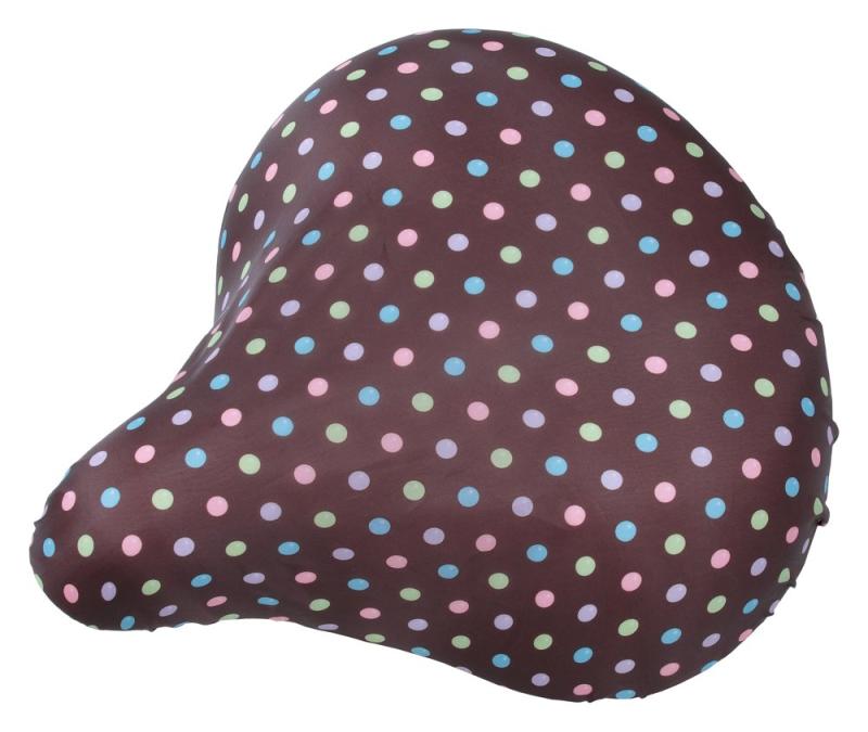 川住製作所(Kawasumi Seisakusyo) 自転車 サドルカバー モダンアート K-DB3 ドットブラウン