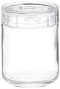 星硝(Seisho)セラ―メイト 保存 容器 ガラス キャニスター 420ml チャーミークリアー タフ TL3 日本製 221022(3)