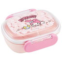 スケーター(Skater) 子供用 お弁当箱 小さめサイズ 1段 270ml ふわっと盛れるドーム型 キッズランチ 抗菌加工 日本製 サンリオ マイメロディ うしろうしろ 女の子 QAF1AG(3)