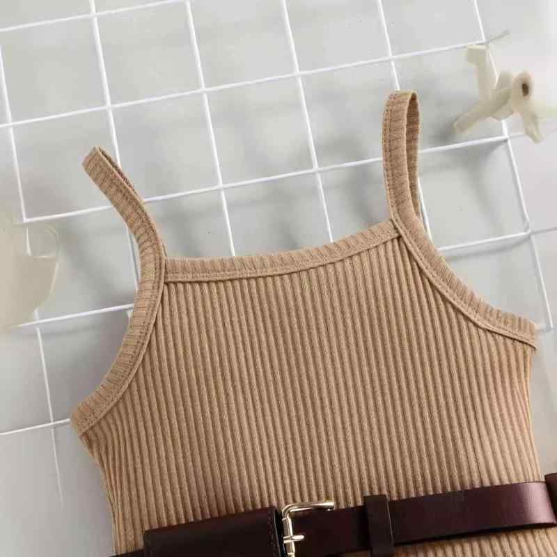 子供服 女児 春夏 サロペット ショートパンツ コットン ウエストバッグ付き 接触冷感 通気性 90 100 11..