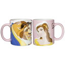 ディズニー 「 美女と野獣 」 ベル&ビースト キス ペア マグカップ 300ml SAN2519