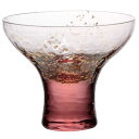 東洋佐々木ガラス 江戸硝子 八千代窯 高台杯 梅紫 95ml 日本製 酒杯 日本酒グラス グラス コップ ギフト プレゼント 贈り物 敬老の日 父の日 母の日 ...