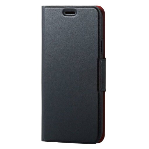 エレコム iPhone XS/ソフトレザーカバー/薄型/磁石付/ブラック PM-A18BPLFUBK エレコム iPhone XS/ソフトレザーカバー/薄型/磁石付/ブラック PM-A18BPLFUBK