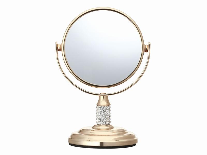 小泉成器 コイズミ 拡大鏡 サイズφ75mm 卓上 ミニタイプ ゴールド KBE-3052/N