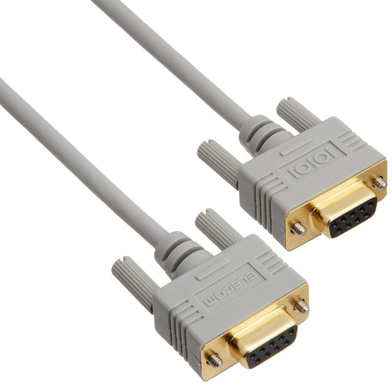 エレコム RS-232Cケーブル D-Sub9ピンメス - D-Sub9ピンメス 3.0m C232N-930